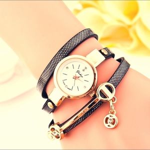 Watch, bracelet, clutch bracelet